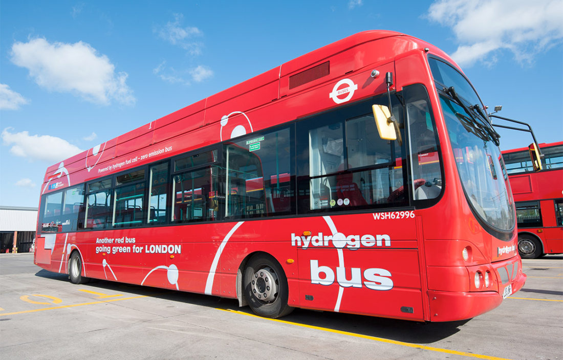 autobús de hidrógeno